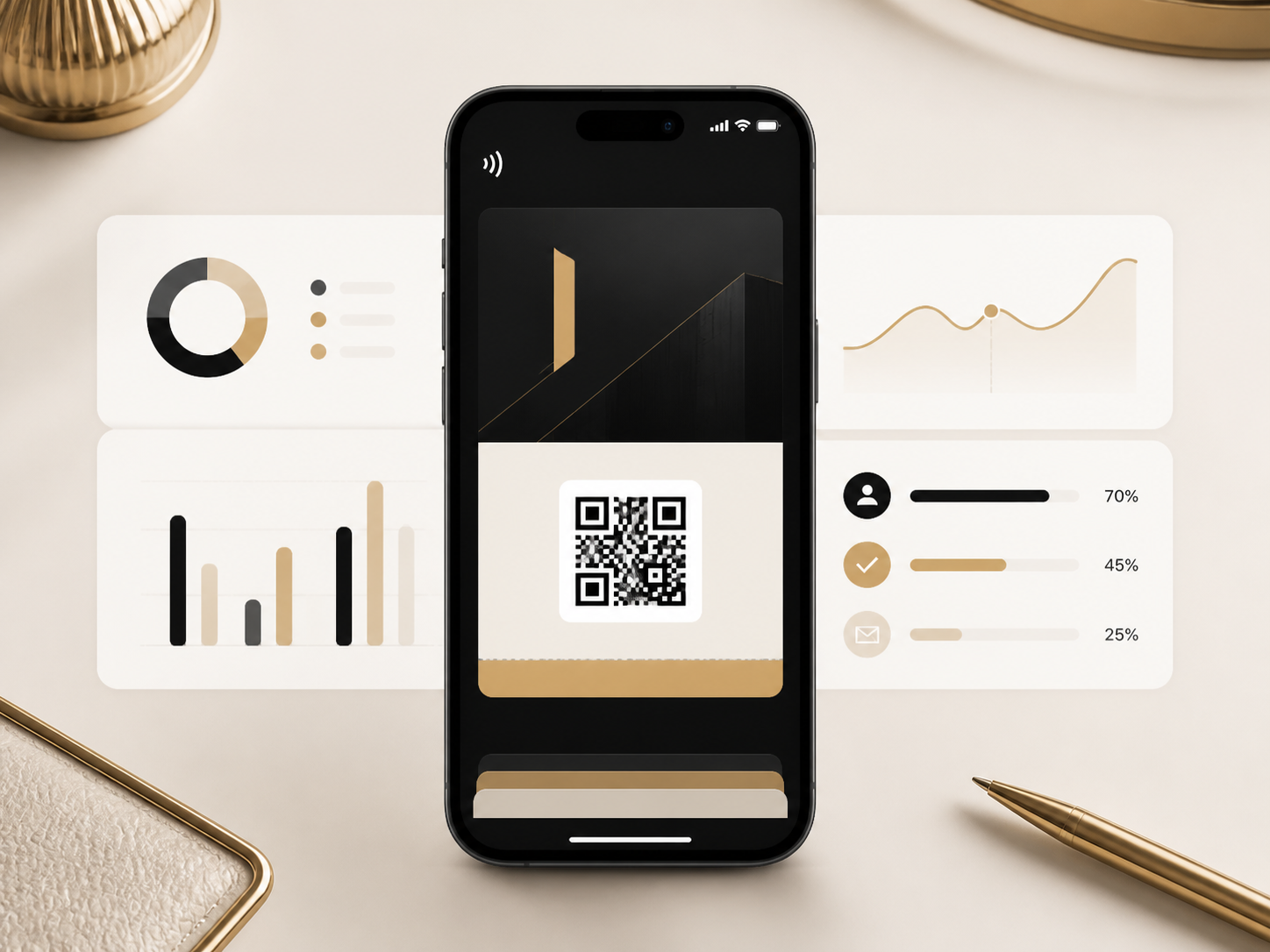 Carte d’invitation dans un wallet mobile